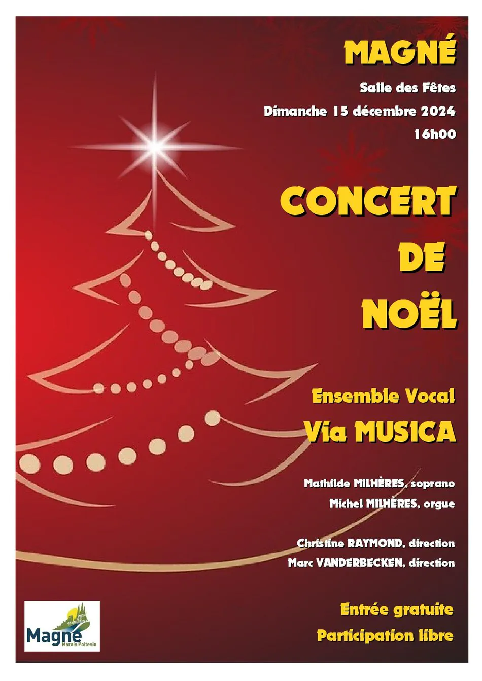 Concert de Noël à Magné