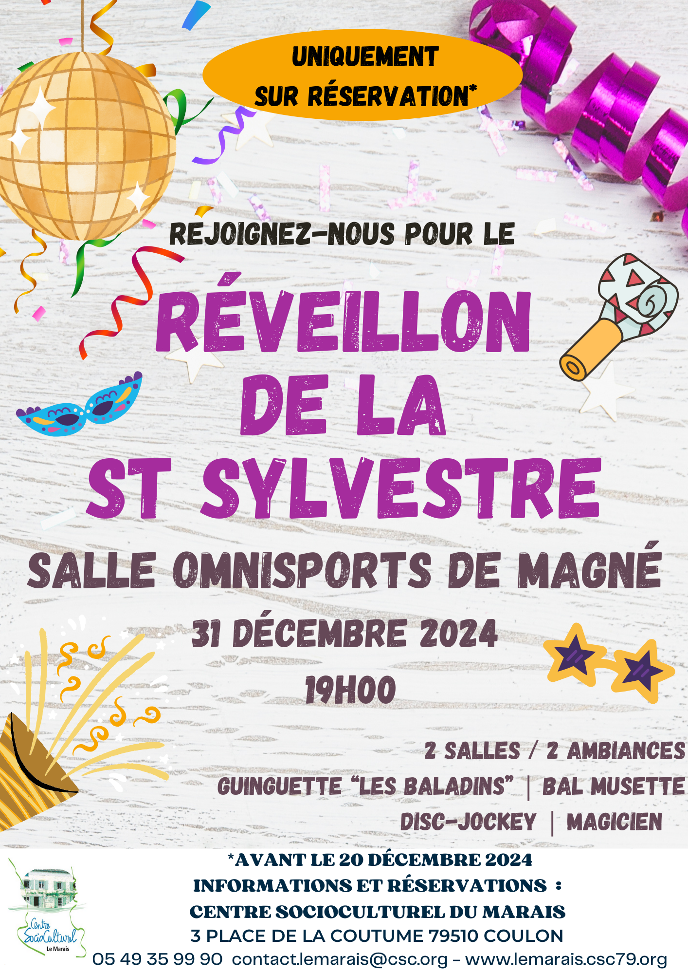 Réveillon de la Saint Sylvestre à Magné