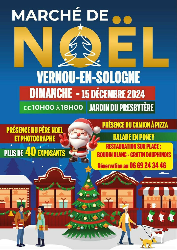 Marché de Noel - Vernou-en-Sologne - 15 Décembre 2024 Vernou-en-Sologne Vernou-en-Sologne