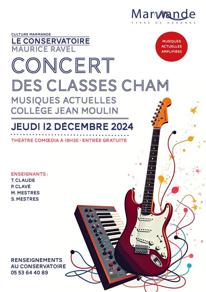 Concert des classes CHAM- Conservatoire Maurice Ravel