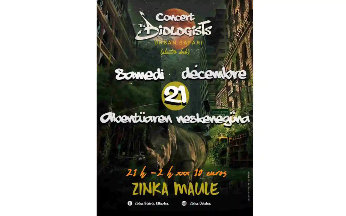 Concert au Zinka The Biologists