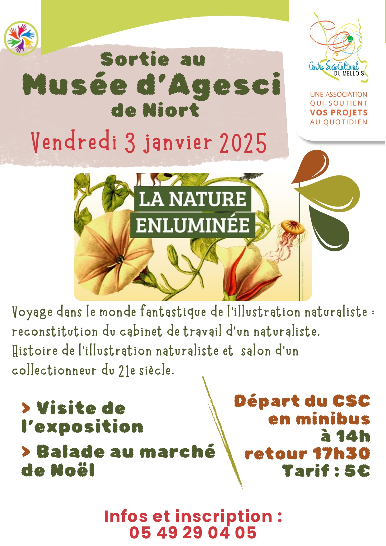 Sortie musée La nature enluminée