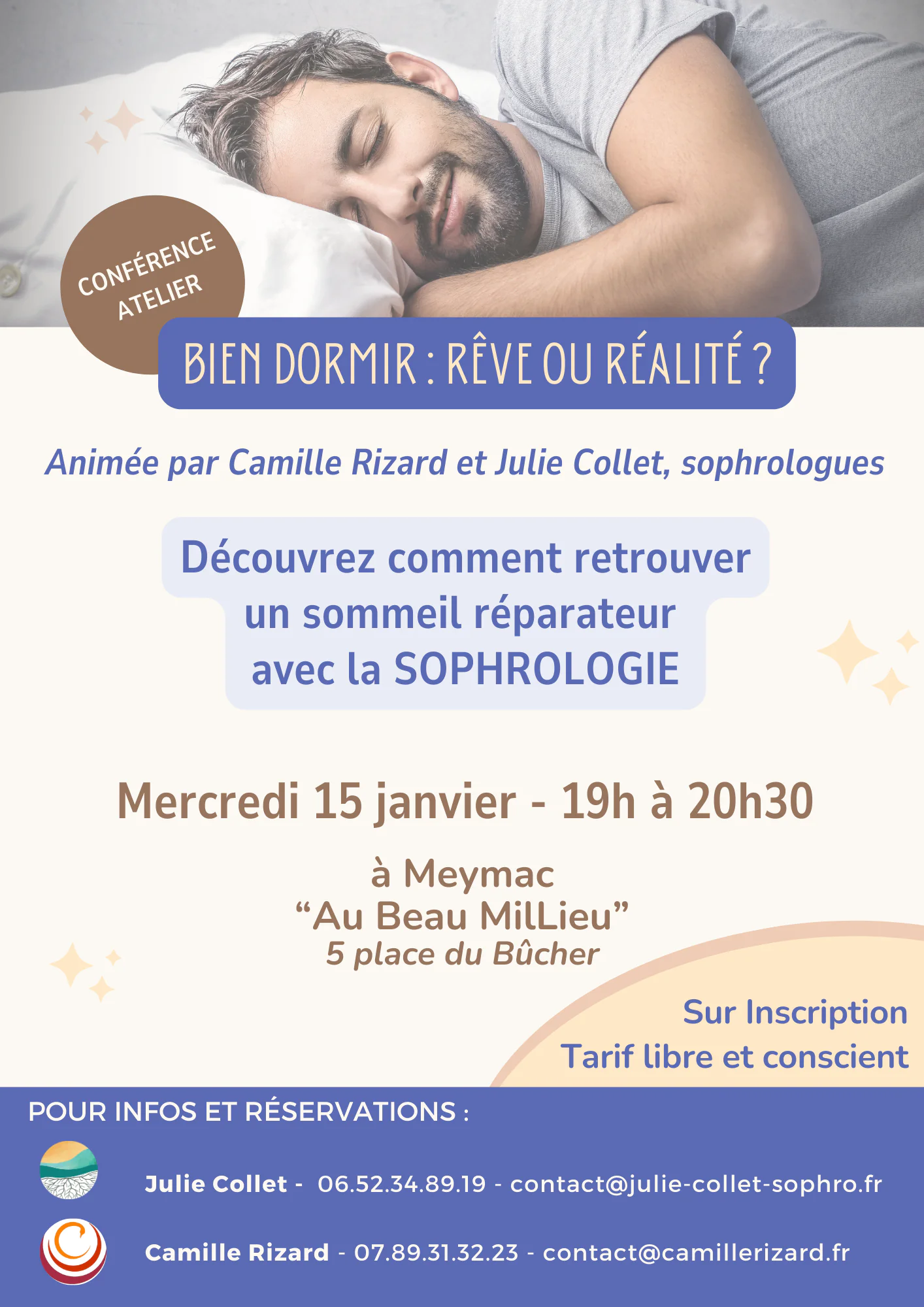 Conférence atelier "Bien dormir rêve ou réalité?"