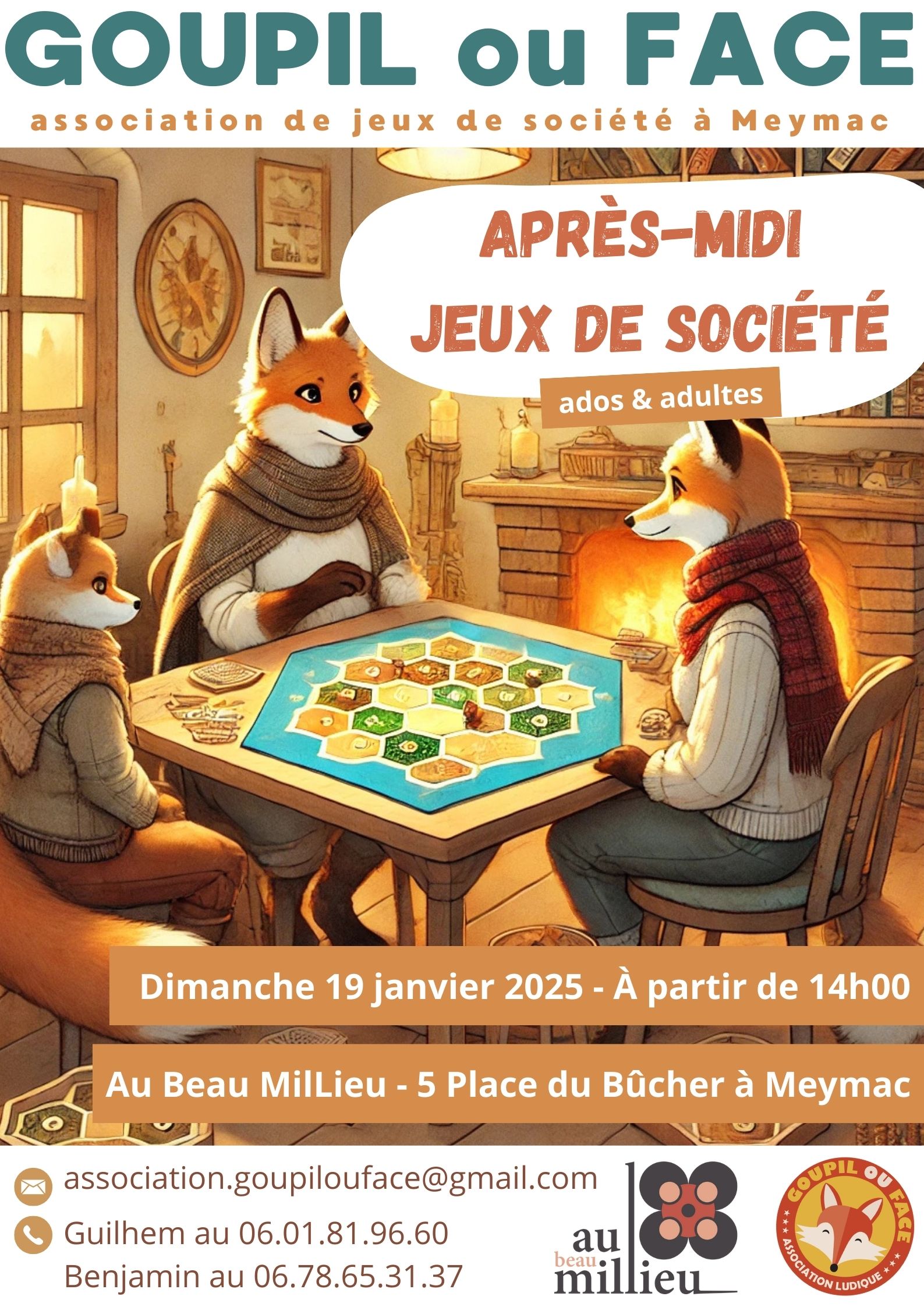 Après-midi jeux de société