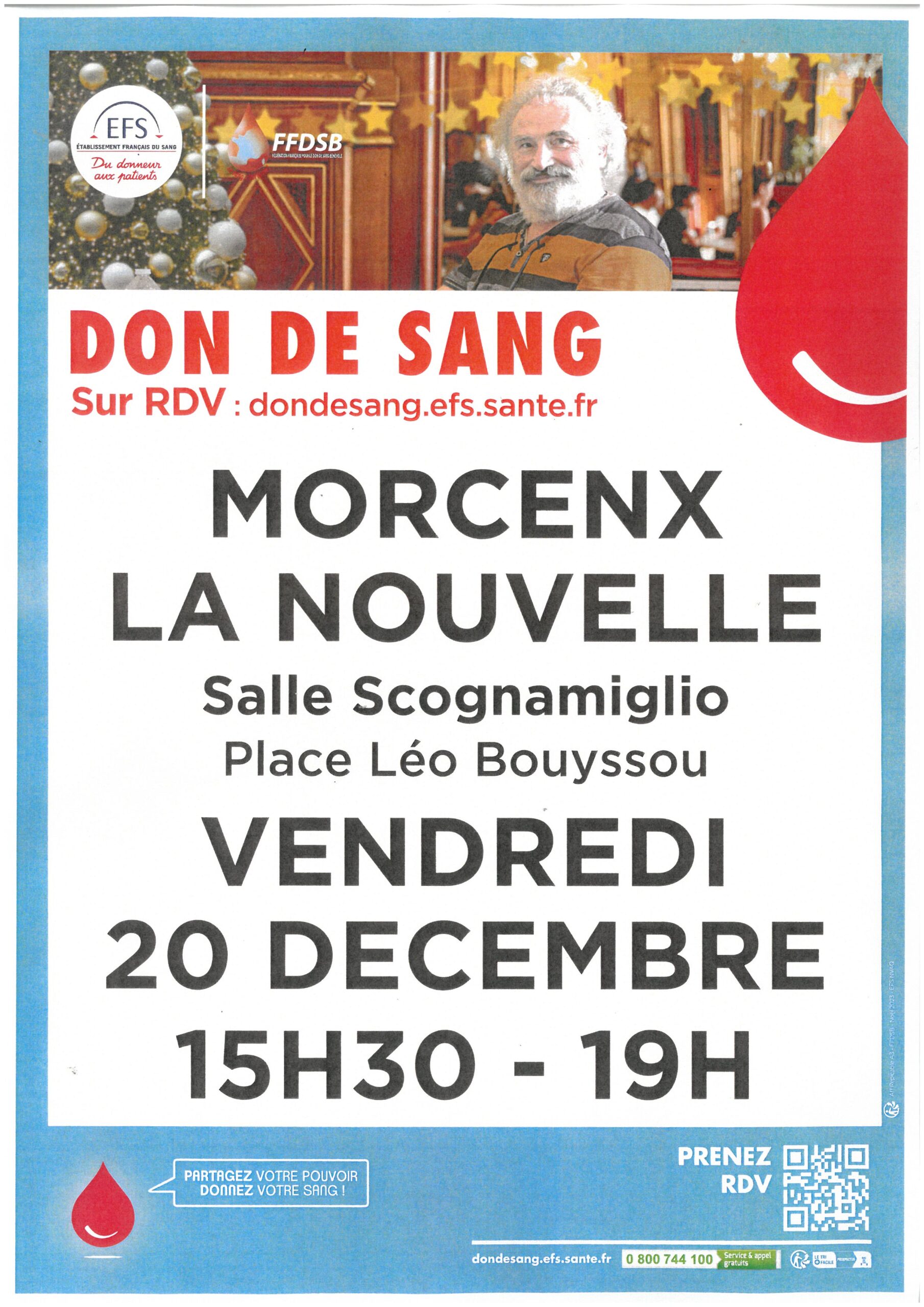 Don De Sang Morcenx-la-Nouvelle