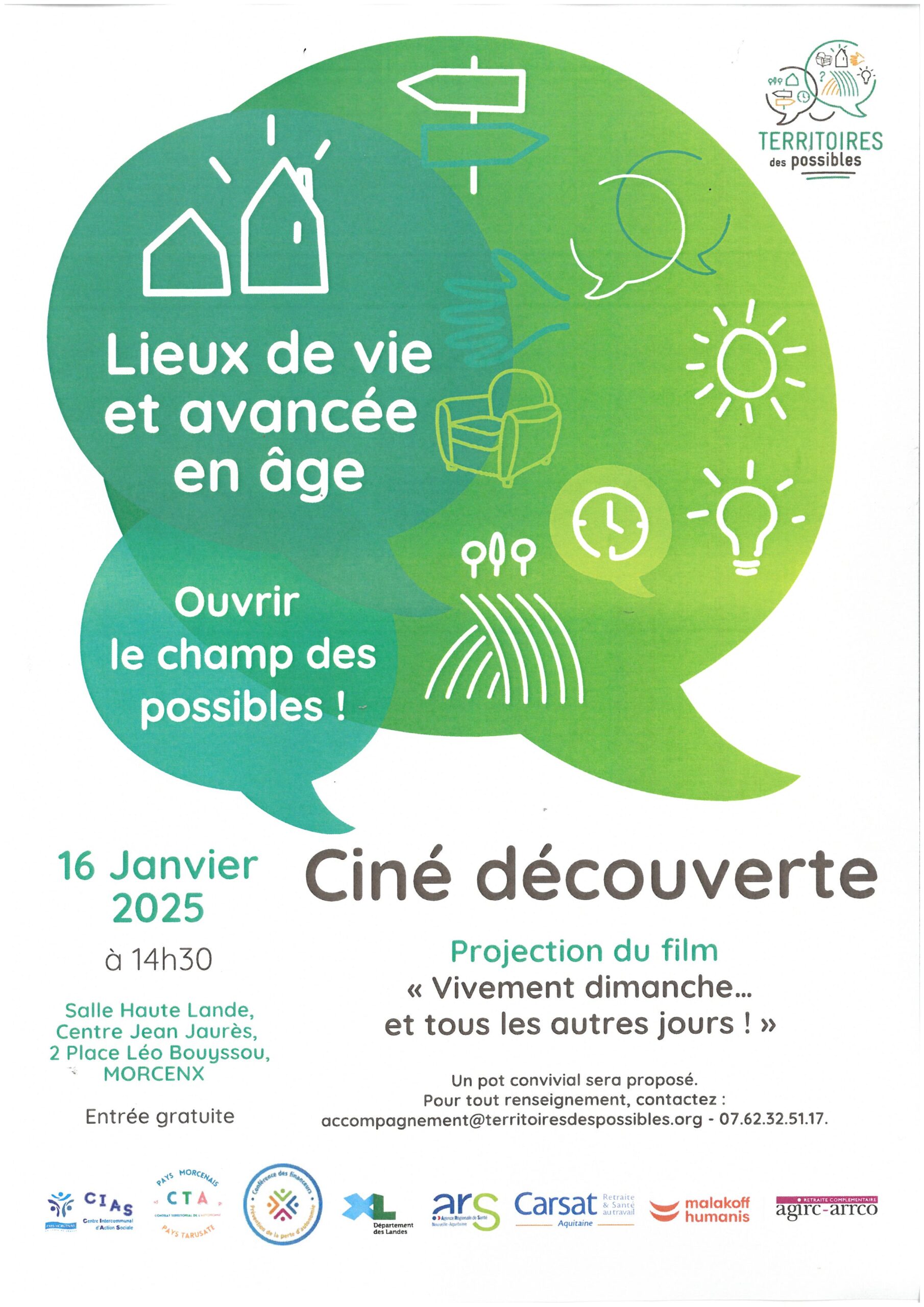 Ciné Expo "Vieillir ensemble ça se discute" film documentaire