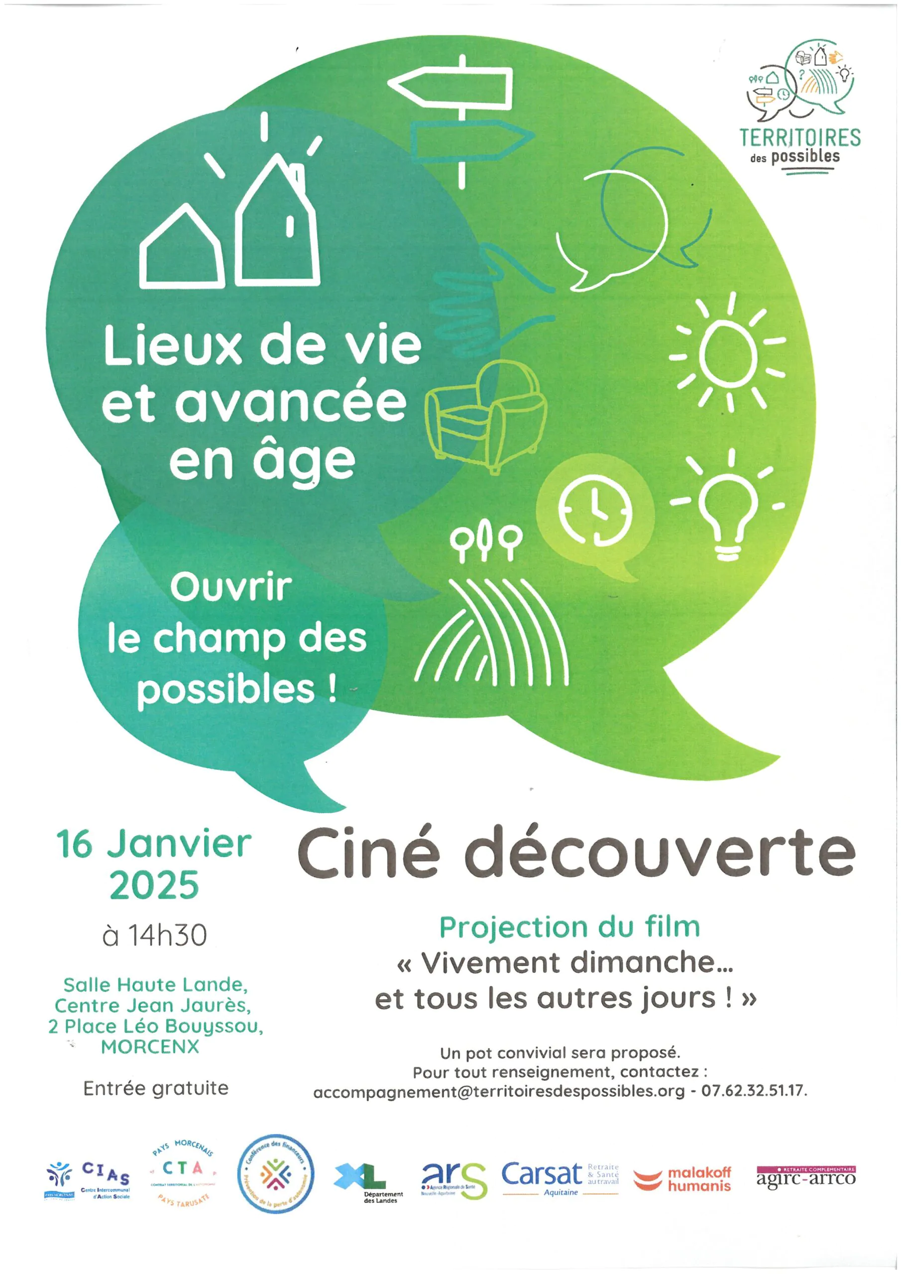 Ciné Expo "Vieillir ensemble ça se discute" film documentaire