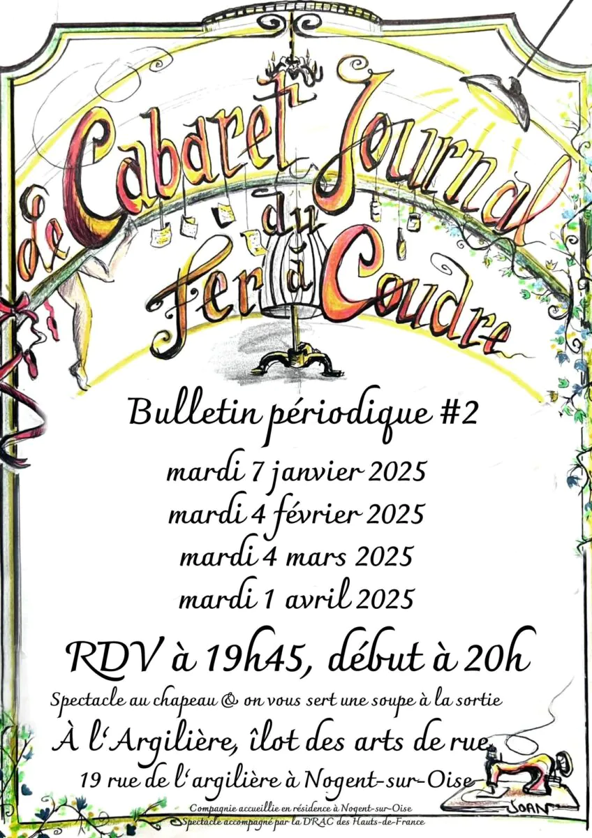 Spectacle | Le Cabaret Journal du Fer à Coudre en janvier