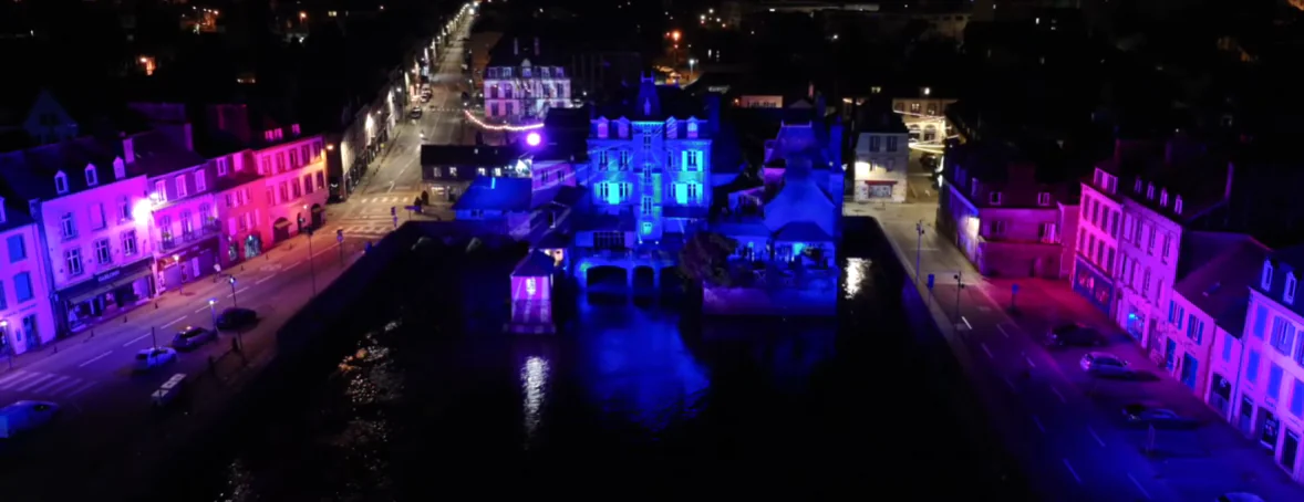 Nuit d'hiver à Landerneau