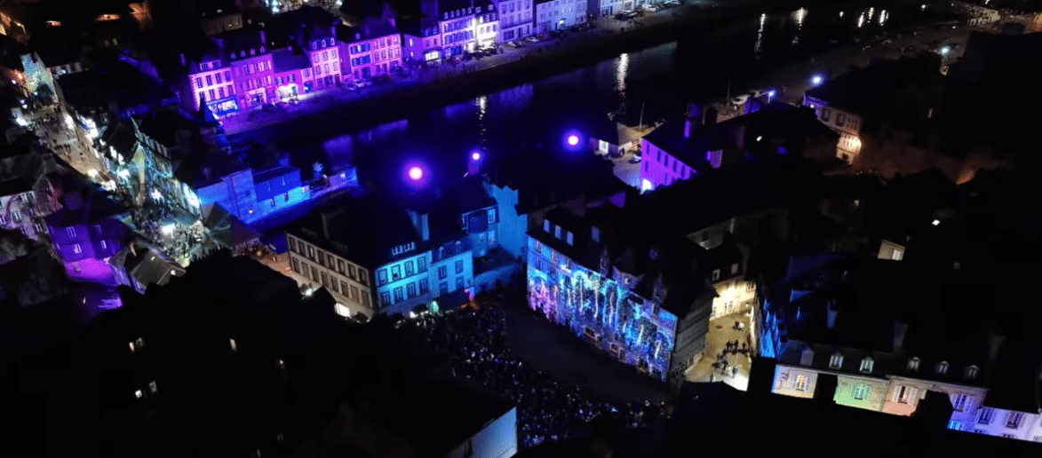 Nuit d'hiver à Landerneau