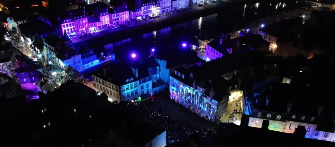 Nuit d'hiver à Landerneau