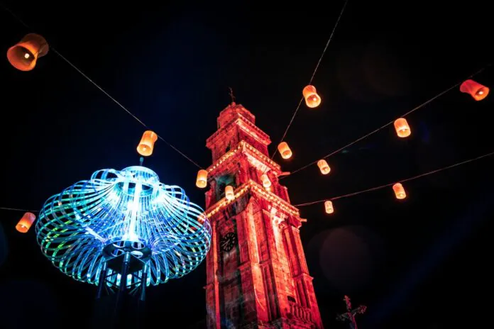 Nuit d'hiver à Landerneau