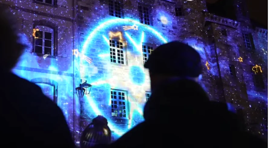 Nuit d'hiver à Landerneau