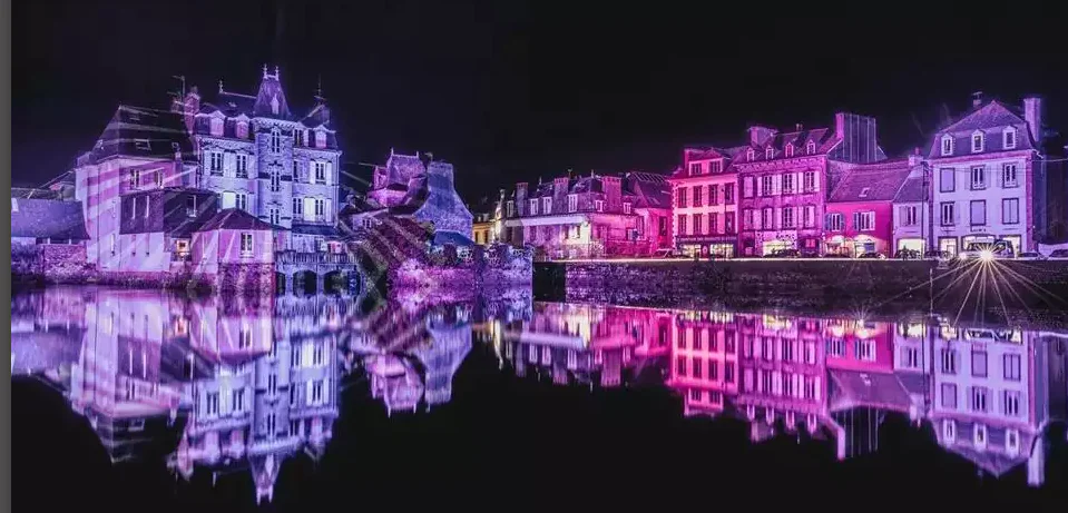 Nuit d'hiver à Landerneau