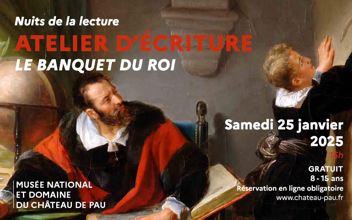 Le banquet du roi atelier d'écriture