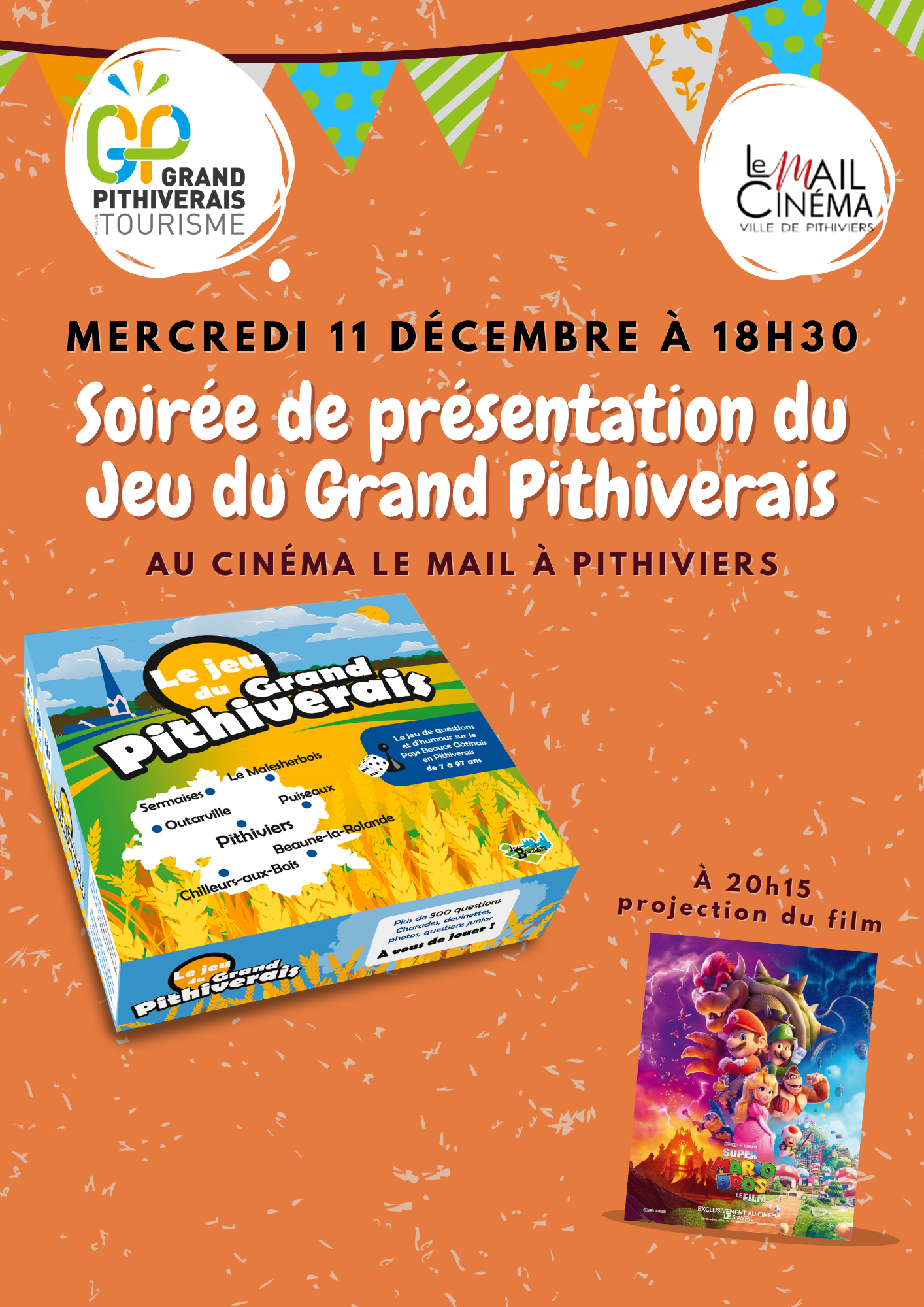 Invitation spéciale Soirée au Cinéma Le Mail de Pithiviers