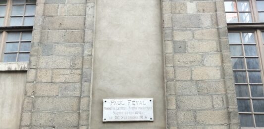 paul féval plaque commémorative