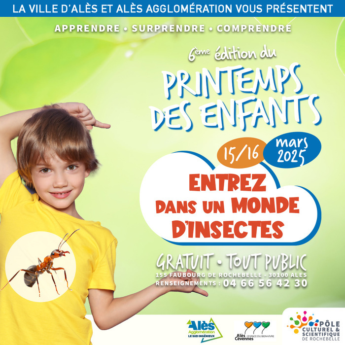 Printemps des Enfants 2025 Pôle culturel et scientifique de Rochebelle Alès