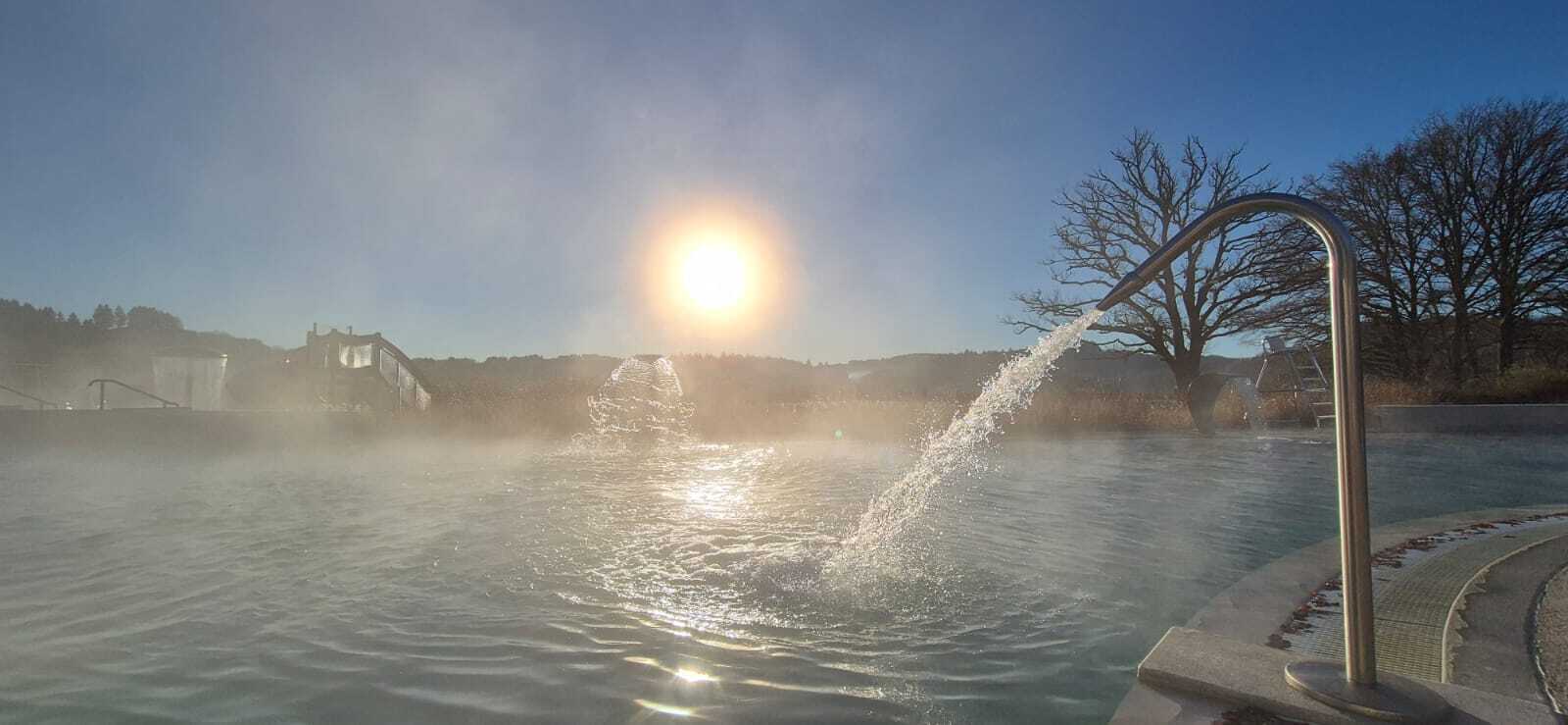 Bains nordiques à La Piscine du Lac de Saint-Pardoux