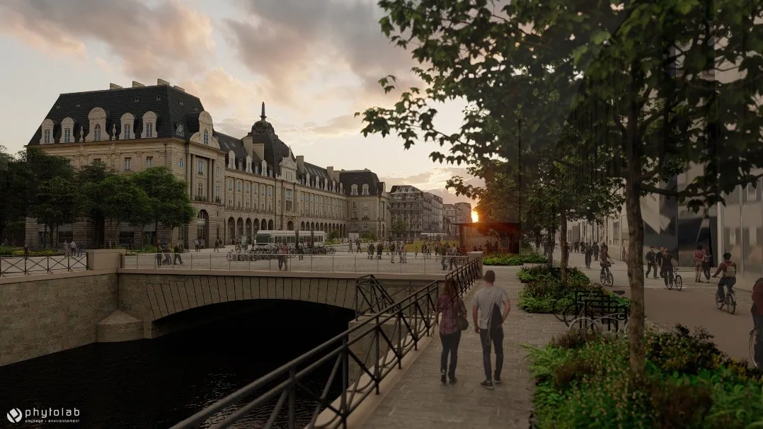 rennes amenagement centre-ville vilaine