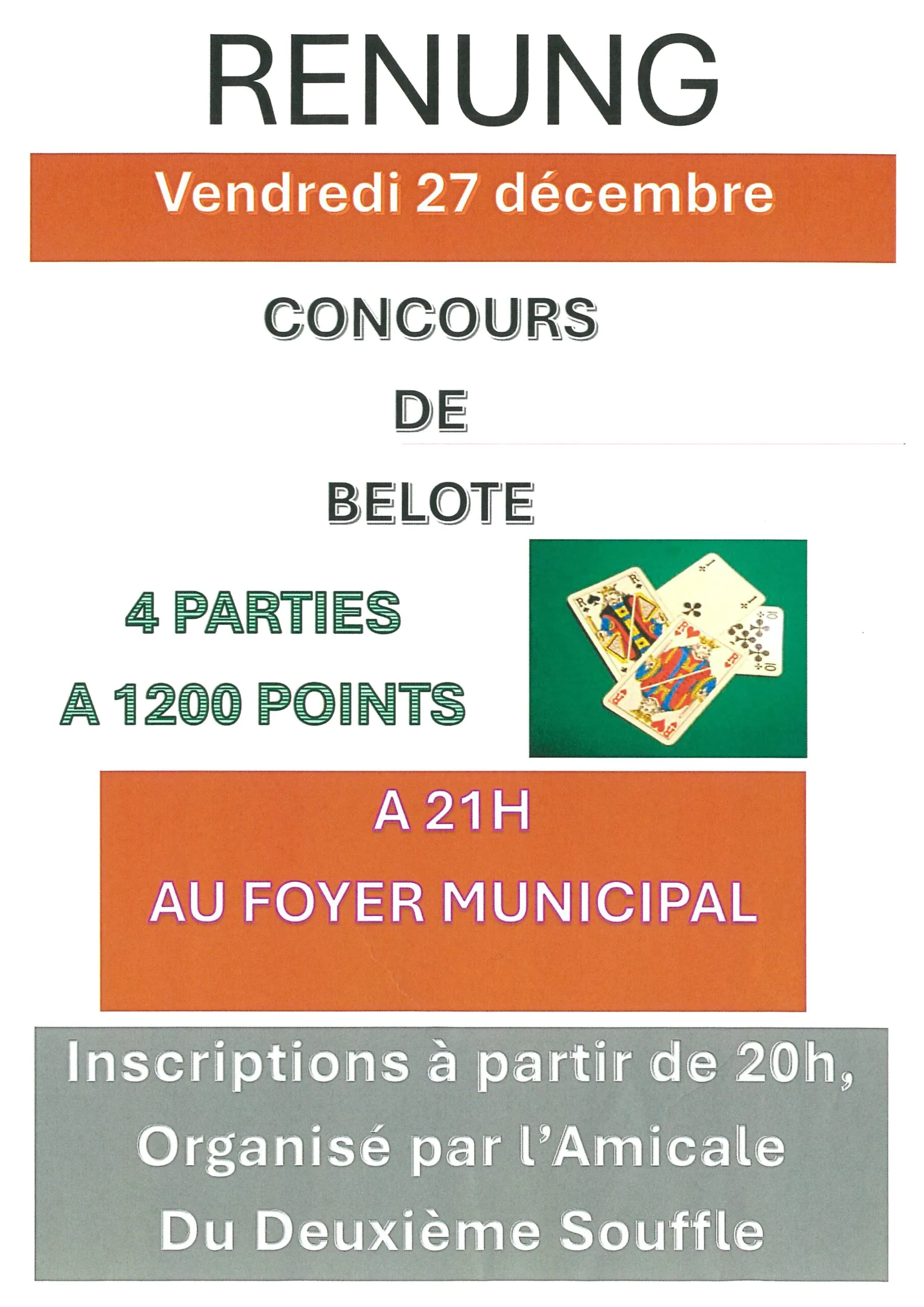 Concours de belote