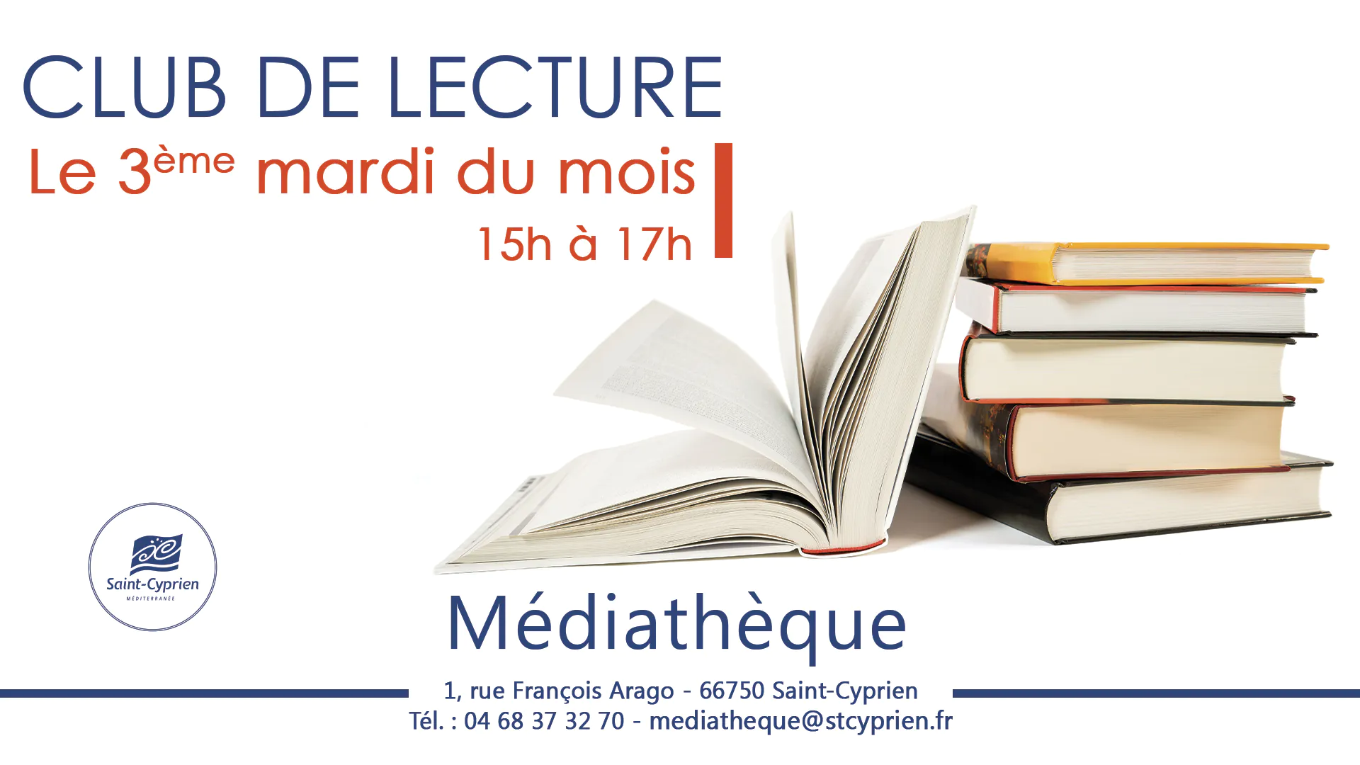 CLUB DE LECTURE DE LA MEDIATHEQUE