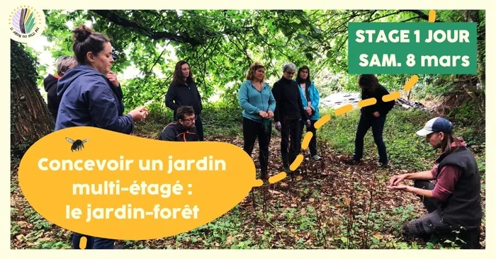 Stage 1 jour : Concevoir un jardin multi-étagé ; le jardin-forêt Jardin des Mille Pas Rennes