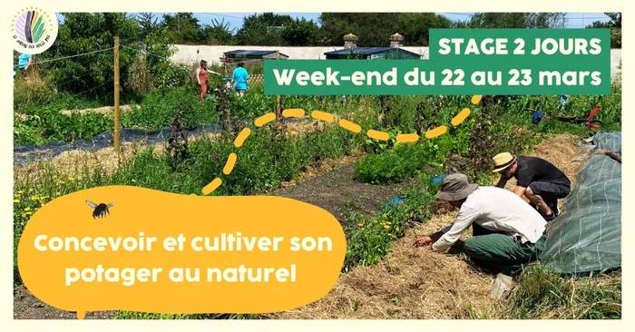 Stage 2 jours : Concevoir et cultiver son potager au naturel Jardin des Mille Pas Rennes