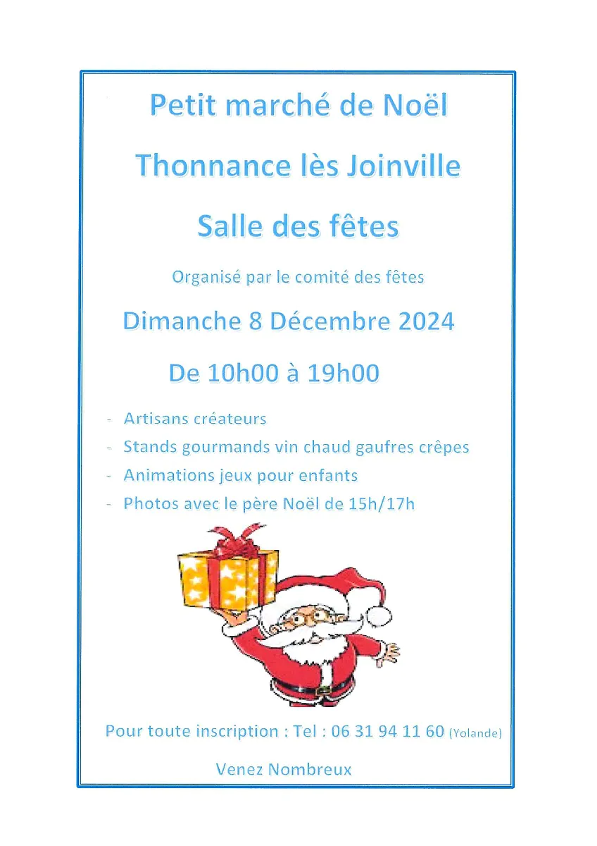 PETIT MARCHÉ DE NOEL DE THONNANCE LES JOINVILLE