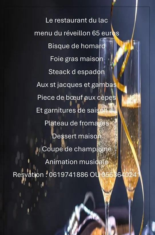 Menu du réveillon