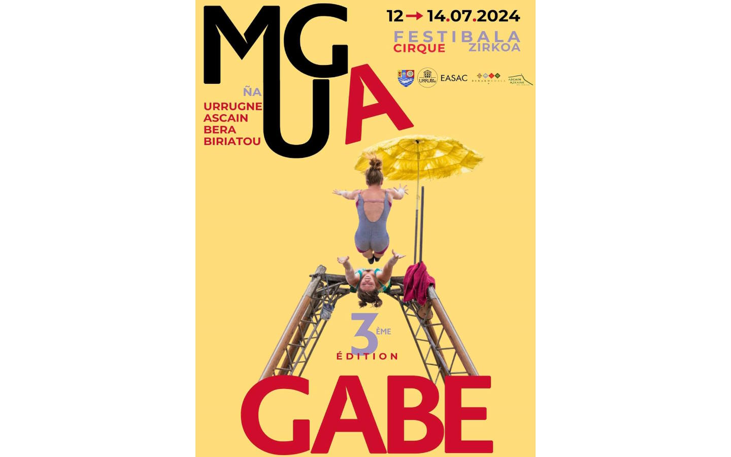 Festival de cirque contemporain "Muga Gabe"