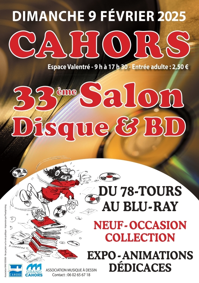 33 éme Salon Disques & BD Espace Valentré Cahors Cahors