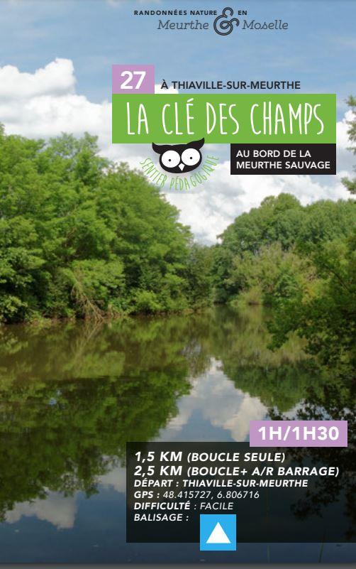 Sentier la Clé des Champs Thiaville-sur-Meurthe Grand Est