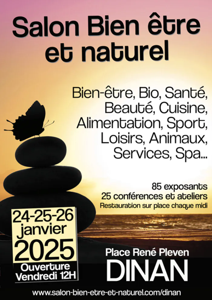 9ème Salon Bien être et naturel DINAN 2025 Place René Pleven Dinan