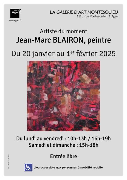 Jean-Marc Blairon Exposition de peintures