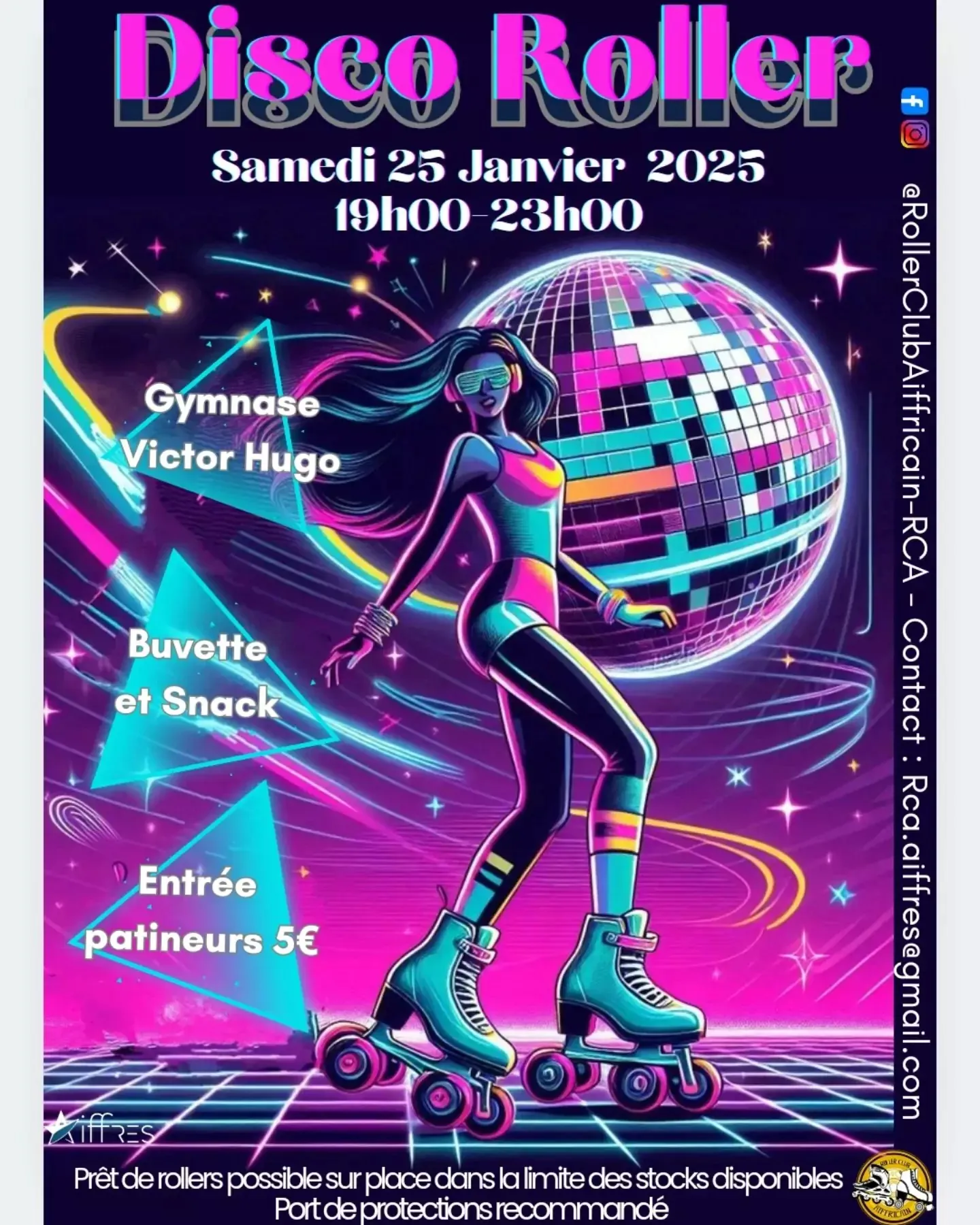 Soirée Disco Roller à Aiffres