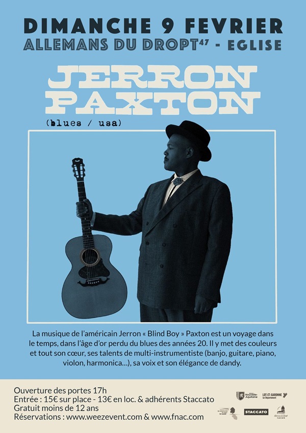 Concert Staccato Jerron Paxton