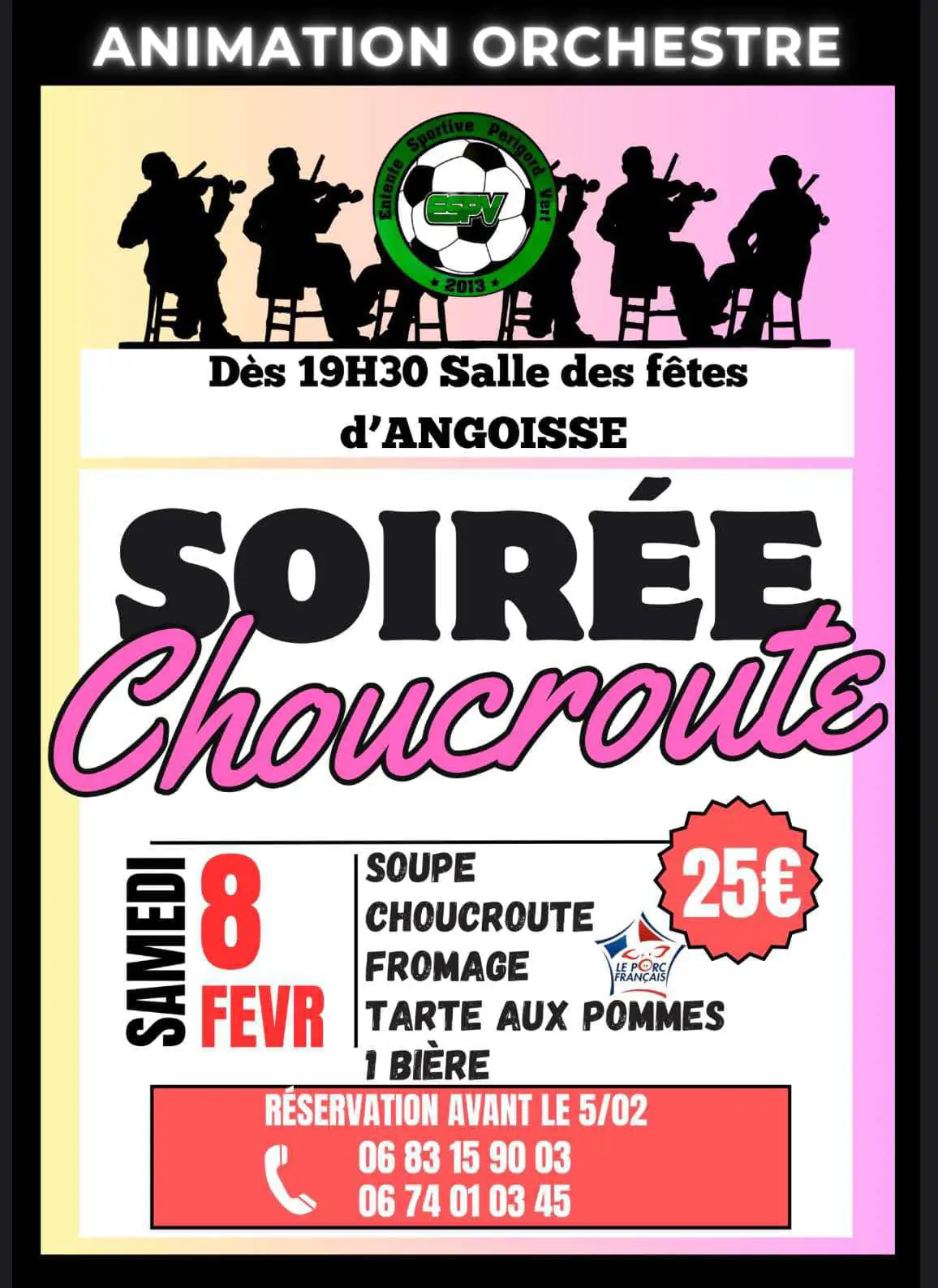 Soirée choucroute