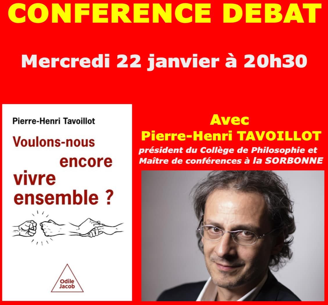 Conférence-débat Voulons-nous encore vivre ensemble ?