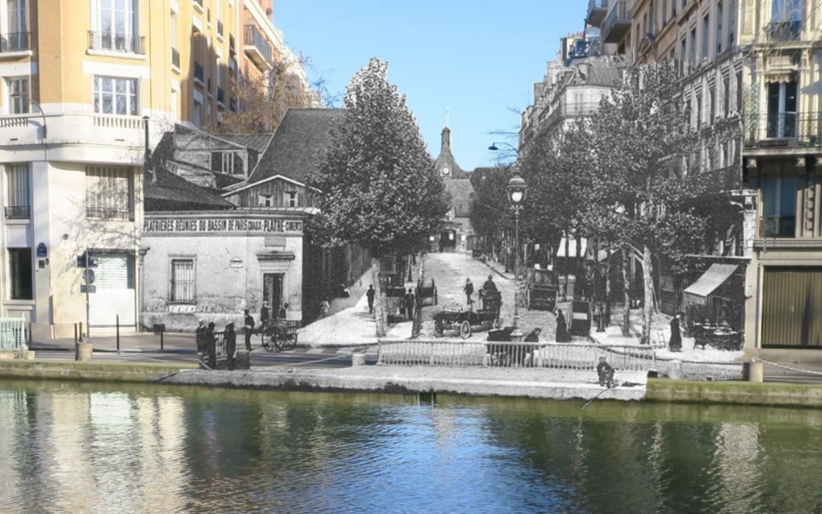 Atelier rephotographie autour de la place du Colonel Fabien Bibliothèque François Villon Paris