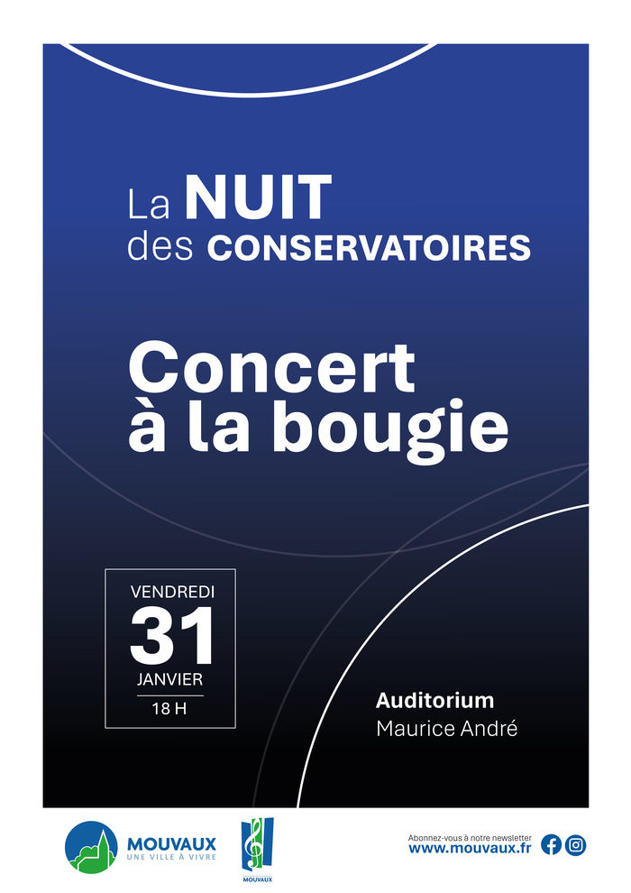 Nuit des Conservatoires : Concert à la bougie Auditorium Maurice André