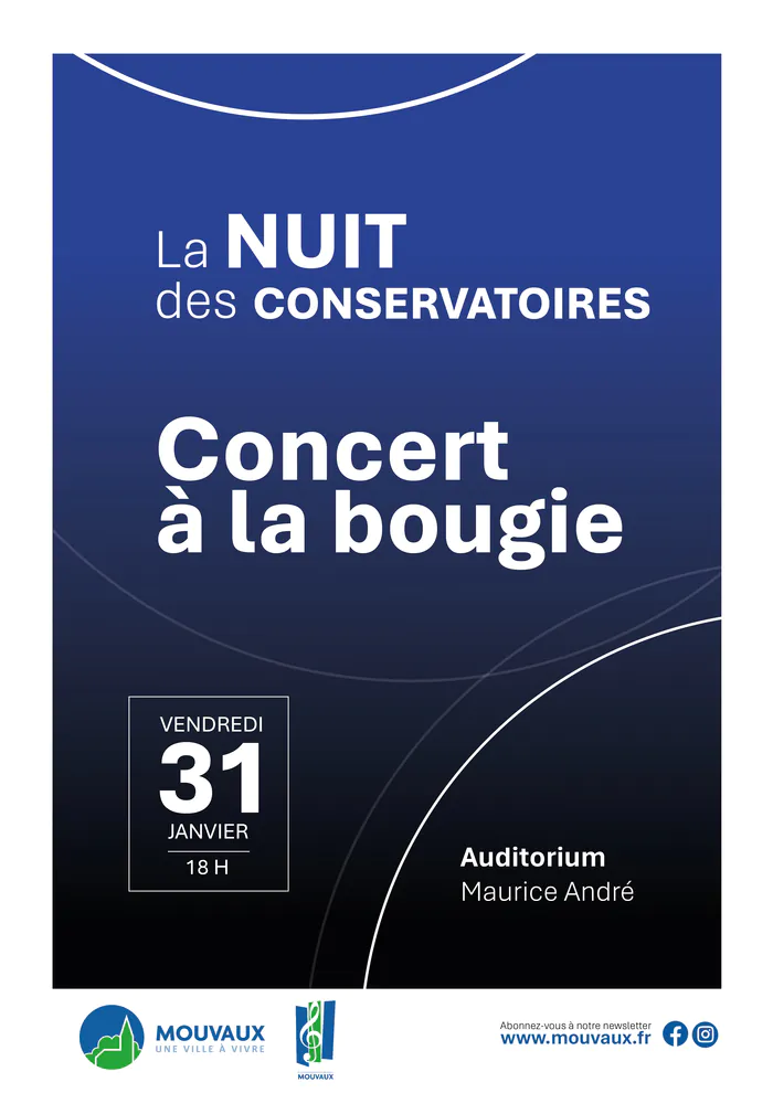 Nuit des Conservatoires : Concert à la bougie Auditorium Maurice André