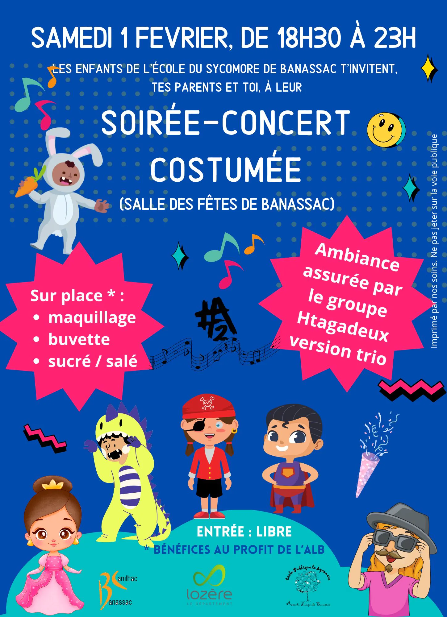 SUPER SOIRÉE CONCERT COSTUMÉE