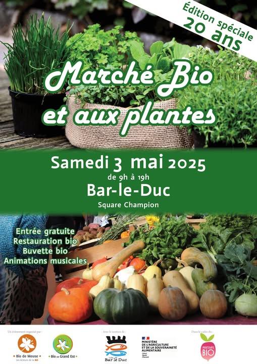 MARCHÉ BIO ET AUX PLANTES