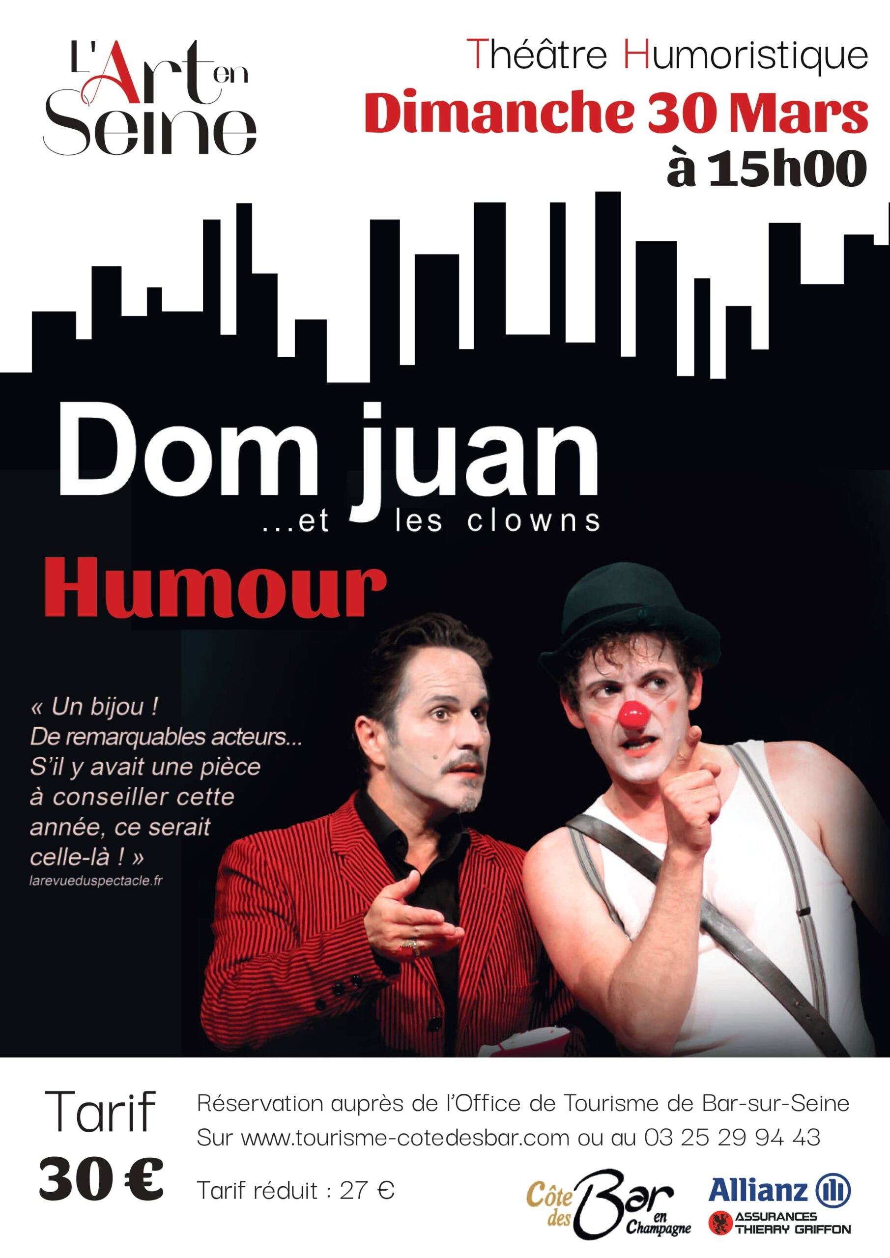 Théâtre humoristique Dom Juan et les clowns