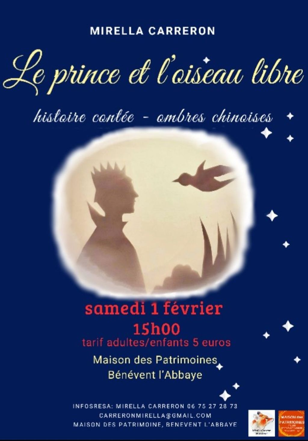 Histoire Contée Le Prince et l'Oiseau Bleu