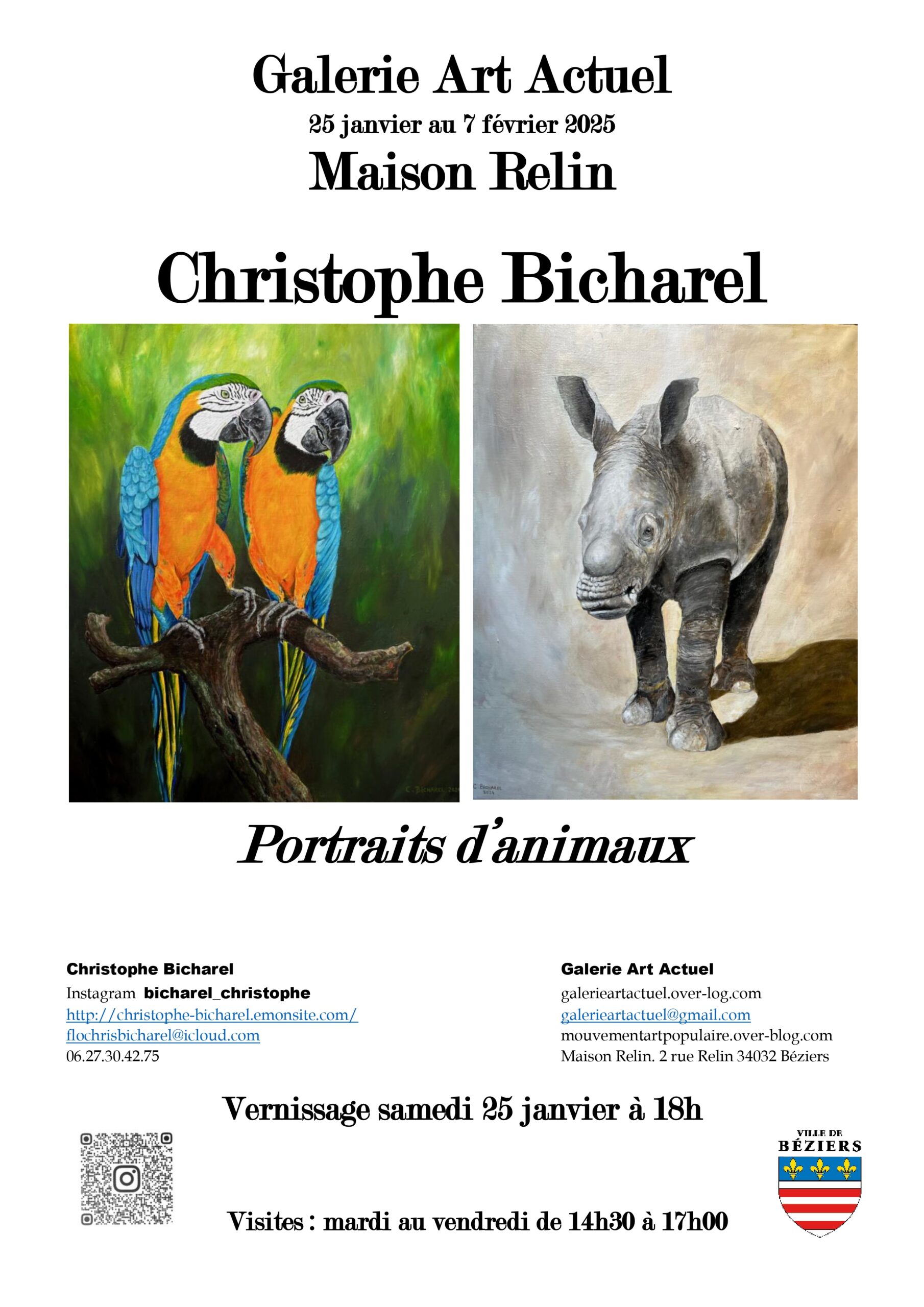 EXPOSITION DE CHRISTOPHE BICHAREL