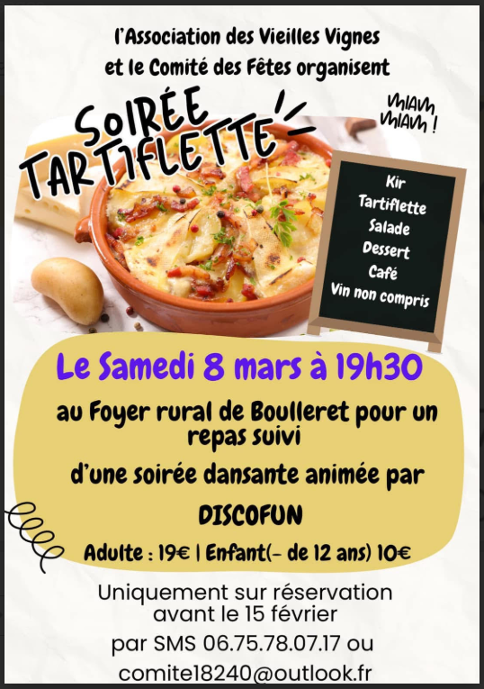 Soirée tartiflette