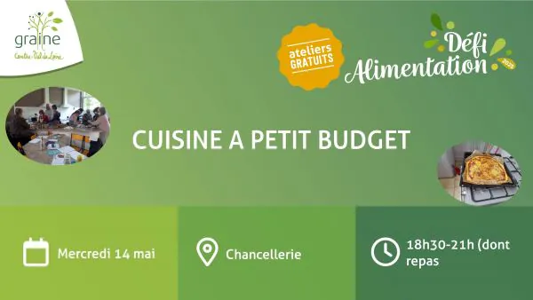 Atelier cuisine à petit budget