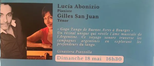 Lucia Abonizio et Gilles San Juan Piano et Ténor